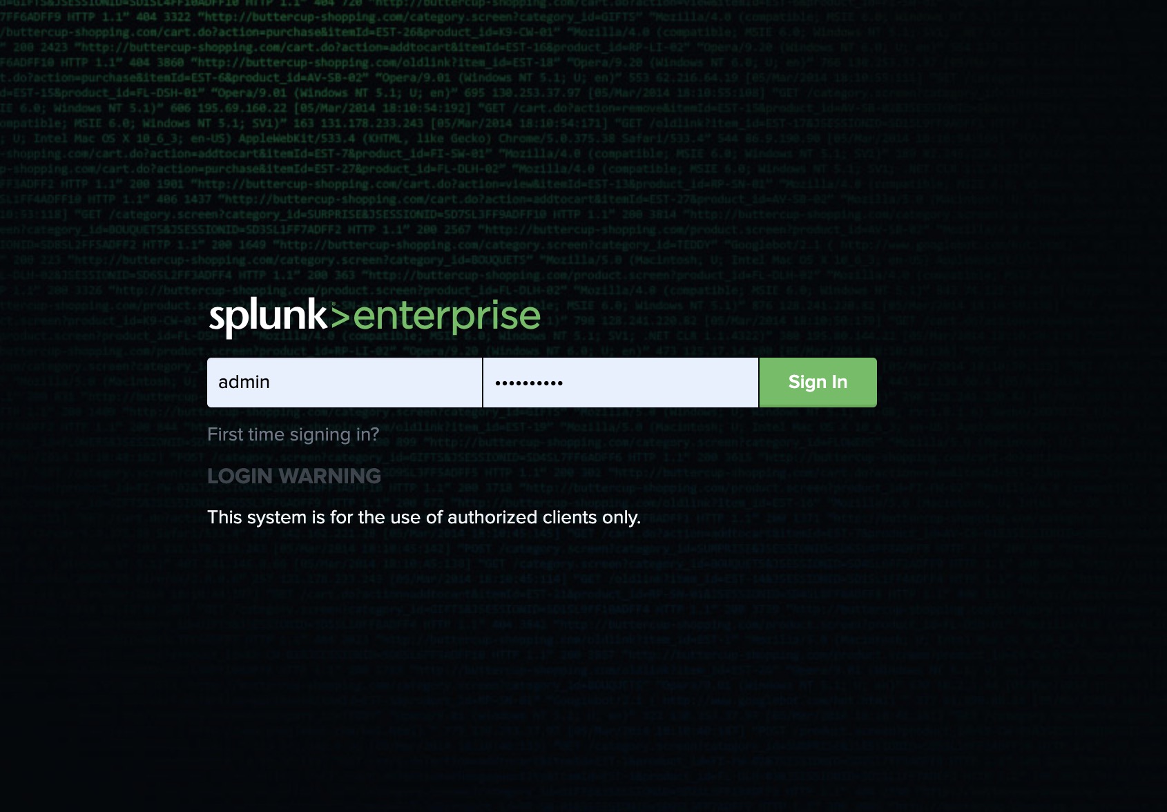 Splunk Login